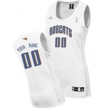 Womens Charlotte Bobcats Customized White Jersey