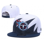 Titans Team Logo Navy White Adjustable Hat