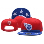 Titans Team Logo Red Blue 2019 Draft Adjustable Hat YD