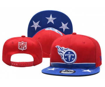 Titans Team Logo Red Blue 2019 Draft Adjustable Hat YD