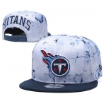 Titans Team Logo Smoke Navy Adjustable Hat TX