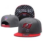 Buccaneers Team Logo Gray Red Adjustable Hat TX