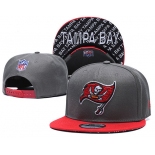 Buccaneers Team Logo Gray Red Adjustable Hat TX