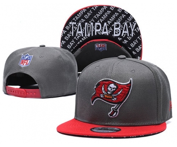 Buccaneers Team Logo Gray Red Adjustable Hat TX