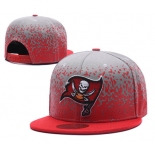 NFL Tampa Bay Buccaneers Team Logo Red Snapback Adjustable Hat S01