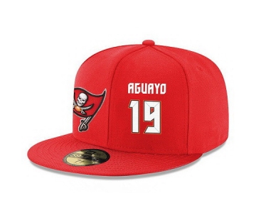 Tampa Bay Buccaneers #19 Roberto Aguayo Snapback Cap NFL Player Red with White Number Stitched Hat