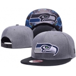 NFL Seahawks Seahawks Team Logo Navy Adjustable