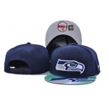 Seahawks Fresh Logo Navy Adjustable Hat SF