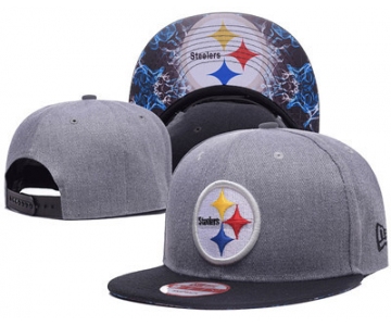 NFL Pittsburgh Steelers Team Logo Snapback Adjustable Hat 11