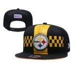 Steelers Team Logo Black 2019 Draft Adjustable Hat YD