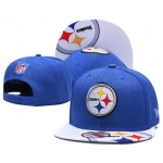 Steelers Team Logo Blue Adjustable Hat TX