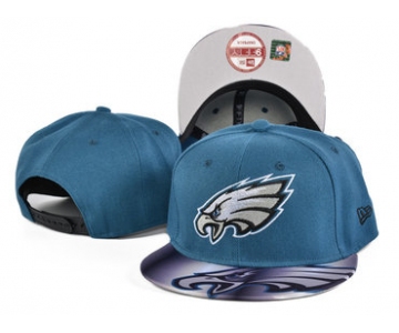 Eagles Team Logo Blue Adjustable Hat SF