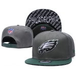 Eagles Team Logo Gray Green Adjustable Hat TX