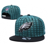 Eagles Team Logo Green Black Adjustable Hat TX