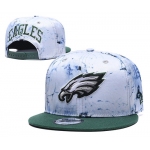 Eagles Team Logo Smoke Green Adjustable Hat TX
