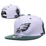 NFL Philadelphia Eagles Fresh Logo White Adjustable Hat 11