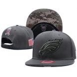 NFL Philadelphia Eagles Team Logo Salute To Service Adjustable Hat