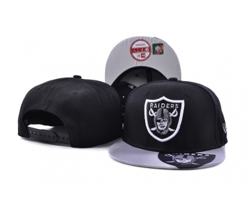 Raiders Fresh Logo Black Adjustable Hat SF