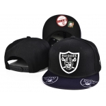 Raiders Team Logo Black Adjustable Hat SF