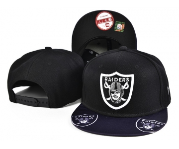 Raiders Team Logo Black Adjustable Hat SF