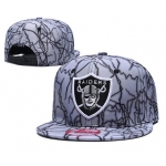 Raiders Team Logo Gray Adjustable Hat TX