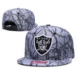 Raiders Team Logo Gray Adjustable Hat TX