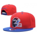 NFL New York Giants Team Logo Red Snapback Adjustable Hat GS56