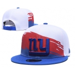 New York Giants Team Logo Blue Red Adjustable Hat