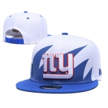 New York Giants Team Logo Blue White Adjustable Hat