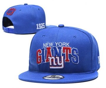 New York Giants Team Logo Royal 1925 Anniversary Adjustable Hat YD