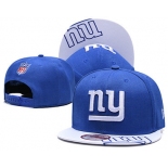 New York Giants Team Logo Royal Adjustable Hat TX