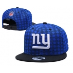 New York Giants Team Logo Royal Black Adjustable Hat TX