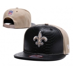 NFL New Orleans Saints Team Logo Black Adjustable Hat YD