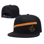 Saints Fresh Logo Black Adjustable Hat LT
