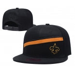 Saints Fresh Logo Black Adjustable Hat LT