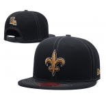 Saints Team Logo Black Adjustable Hat LT