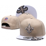 Saints Team Logo Cream Adjustable Hat TX
