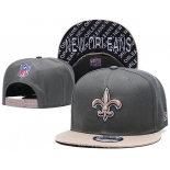 Saints Team Logo Gray Cream Adjustable Hat TX