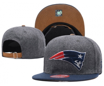 NFL New England Patriots Team Logo Snapback Adjustable Hat L119