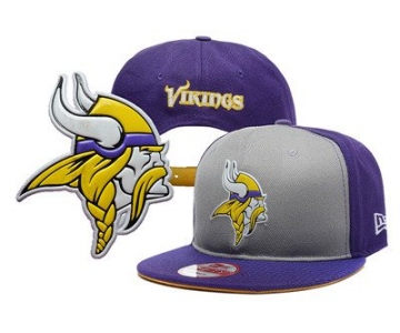 Minnesota Vikings Adjustable Snapback Hat YD160627139