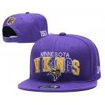 Vikings Team Logo Purple 1961 Anniversary Adjustable Hat YD