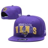 Vikings Team Logo Purple 1961 Anniversary Adjustable Hat YD