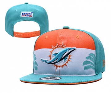Dolphins Team Logo Aque 2019 Draft Adjustable Hat YD