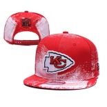 Chiefs Team Logo Red White Adjustable Hat YD