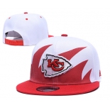 Chiefs Team Logo Red White Adjustable Hat