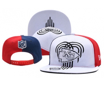 Chiefs Team Logo White Red 2019 Draft Adjustable Hat YD