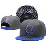 Colts Team Logo Gray Blue Adjustable Hat TX