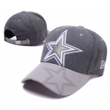 Cowboys Team Logo Heather Gray Adjustable Hat SD
