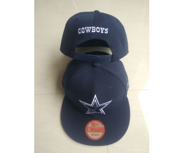 Cowboys Team Logo Navy Adjustable Hat LT