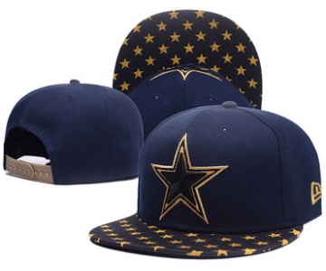 Cowboys Team Logo Navy Adjustable Hat